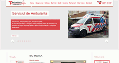 Desktop Screenshot of bio-medica.ro