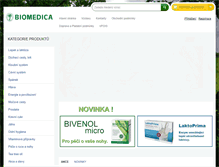 Tablet Screenshot of bio-medica.cz